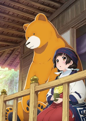 「くまみこ」 メインビジュアル （各画像はそれぞれの権利者が権利を保有しています）