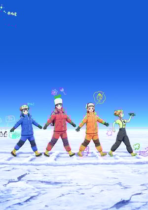 「宇宙よりも遠い場所」 メインビジュアル （各画像はそれぞれの権利者が権利を保有しています）