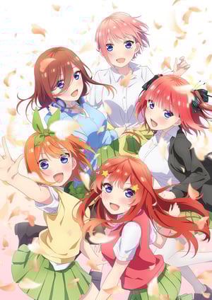 映画 五等分の花嫁 メインビジュアル （各画像はそれぞれの権利者が権利を保有しています）