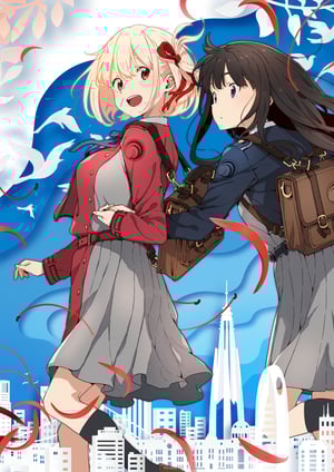 リコリス・リコイル メインビジュアル （各画像はそれぞれの権利者が権利を保有しています）