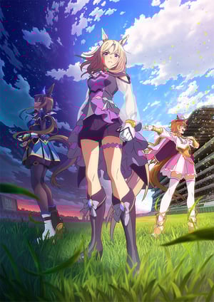 ウマ娘 プリティーダービー ROAD TO THE TOP メインビジュアル （各画像はそれぞれの権利者が権利を保有しています）