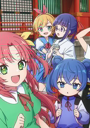 『こめかみっ！Girls』 メインビジュアル （各画像はそれぞれの権利者が権利を保有しています）